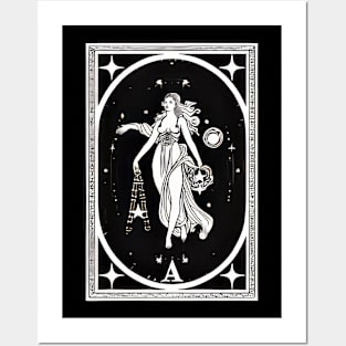 Themis Tarot Card Astrology Occult Mystical Posters and Art